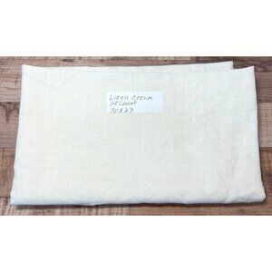 Linen Cream Fabric 28 Count Evenweave Cross Stitch Material 30x23